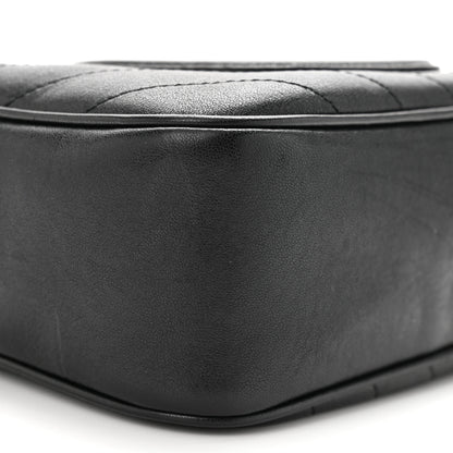Gucci Sakai Be Green Calfskin Diagonal Stitched Small Blondie Shoulder Bag Black 9 of 10