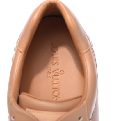 Louis Vuitton Calfskin Run Away Sneakers 10 Tan 6 of 8