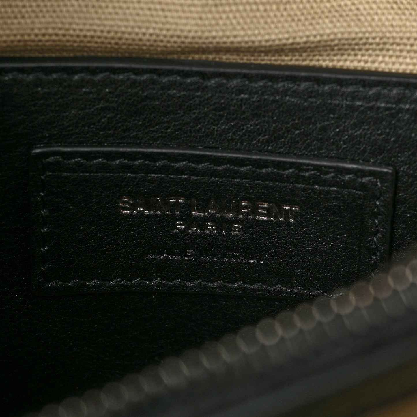 Berber Chevron Tassel Monogram Medium College Bag Black White