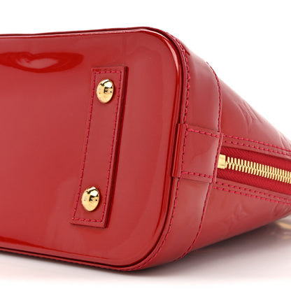 Louis Vuitton Vernis Alma BB Rose Indien 8 of 11