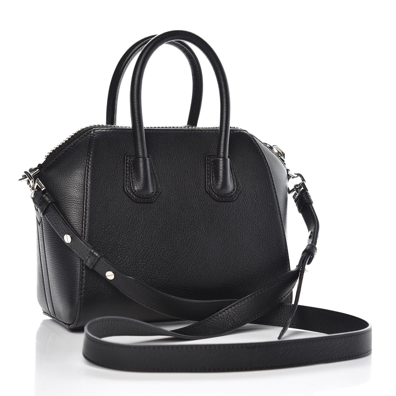 Givenchy Sugar Goatskin Mini Antigona Black 3 of 8