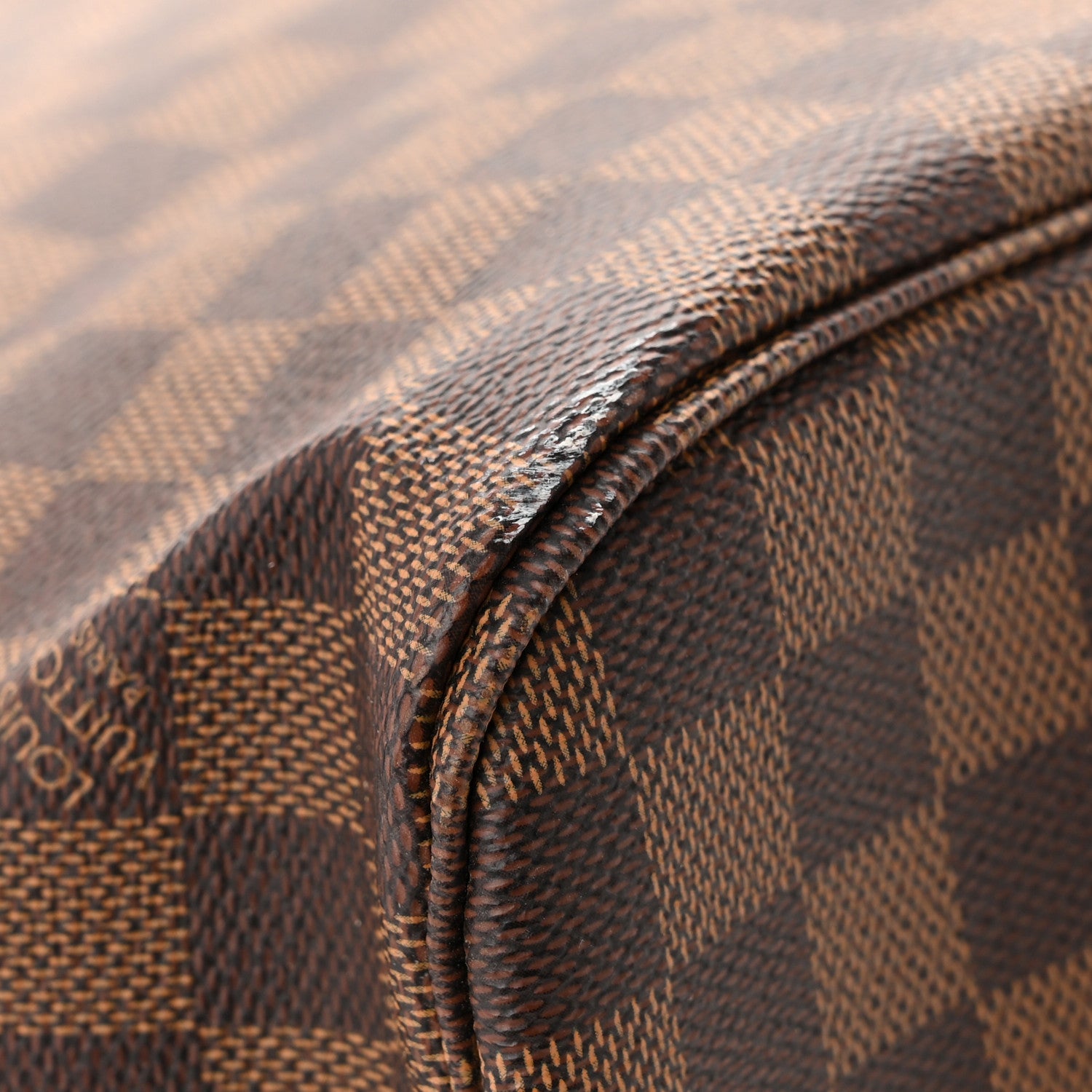 Louis Vuitton Damier Ebene Neo Neverfull MM Rose Ballerine 11 of 18