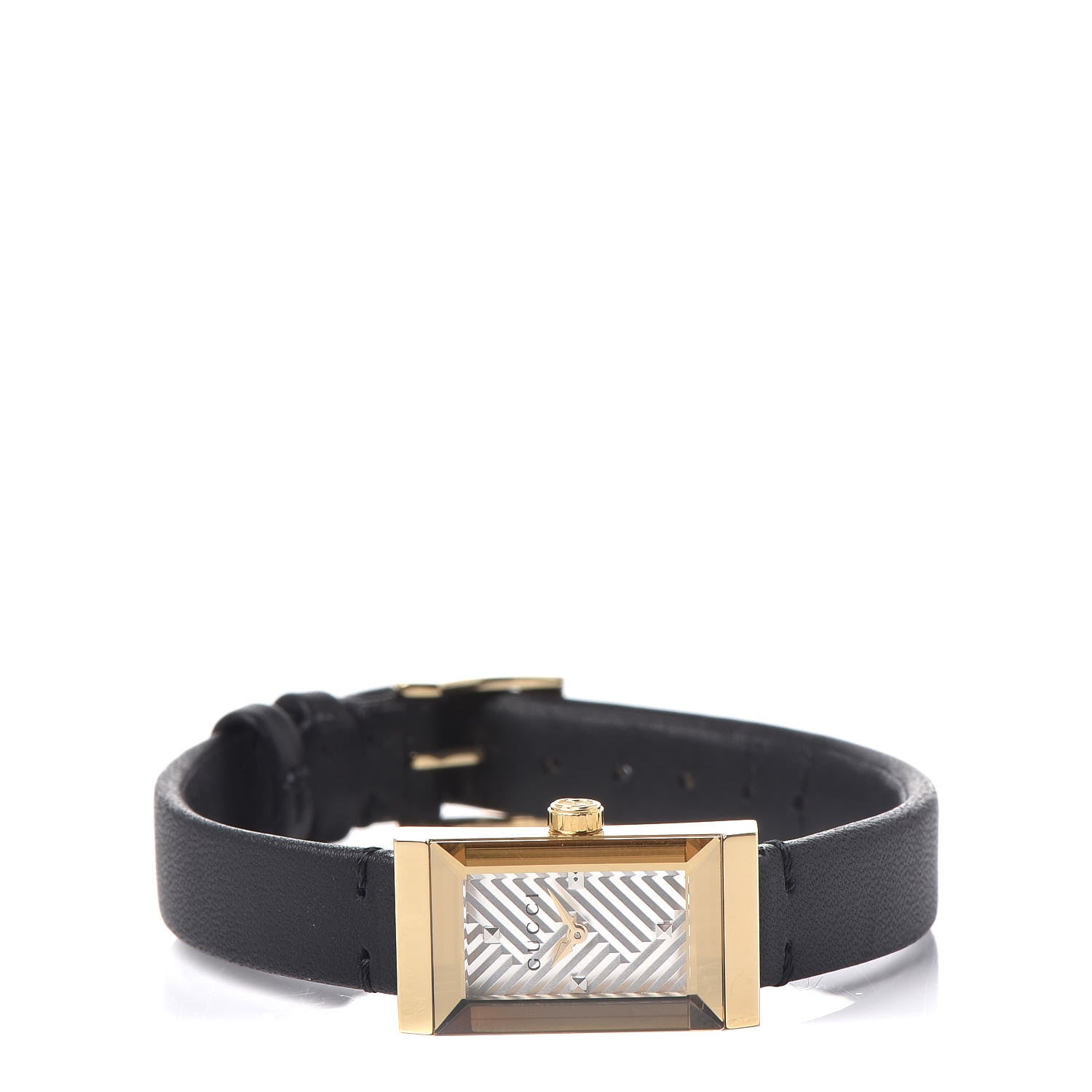 Gucci Stainless Steel Calfskin 14mm G-Frame Quartz Watch 3 of 8