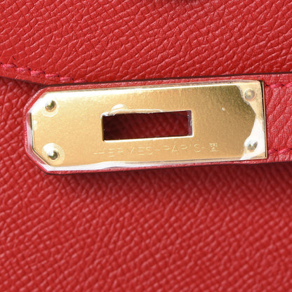 Hermes Epsom Kelly Sellier 32 Rouge Casaque 30 of 39