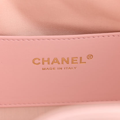 Chanel Caviar Quilted Mini Chanel 25 Handbag Light Pink 6 of 10