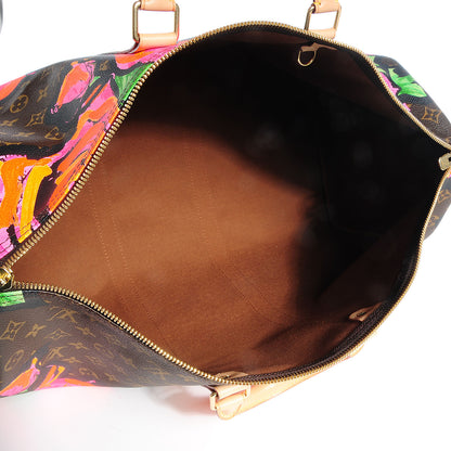 Louis Vuitton Monogram Roses Keepall 50 5 of 7