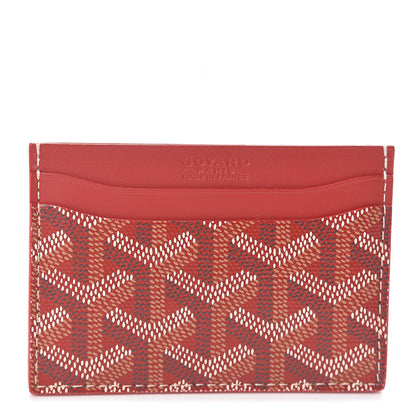 Goyard Goyardine Saint Sulpice Card Holder Red 1 of 6