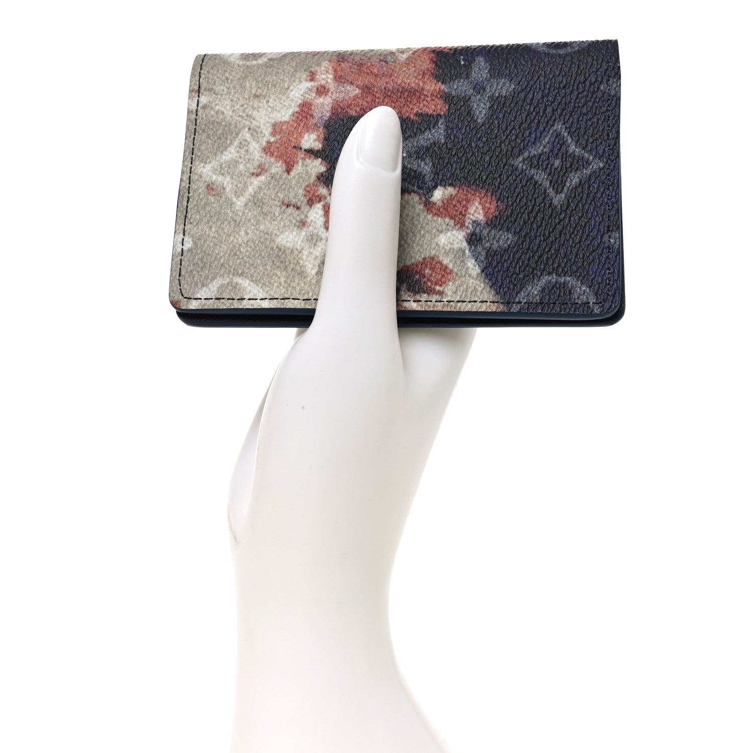 Louis Vuitton Monogram Bleach Pocket Organizer Ink Blue 1864398 Louis Vuitton Monogram Bleach Pocket Organizer Ink Blue 1864398