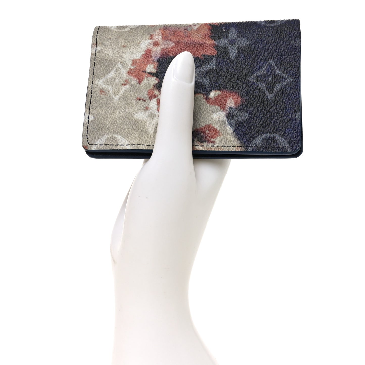 Monogram Bleach Pocket Organizer Ink Blue