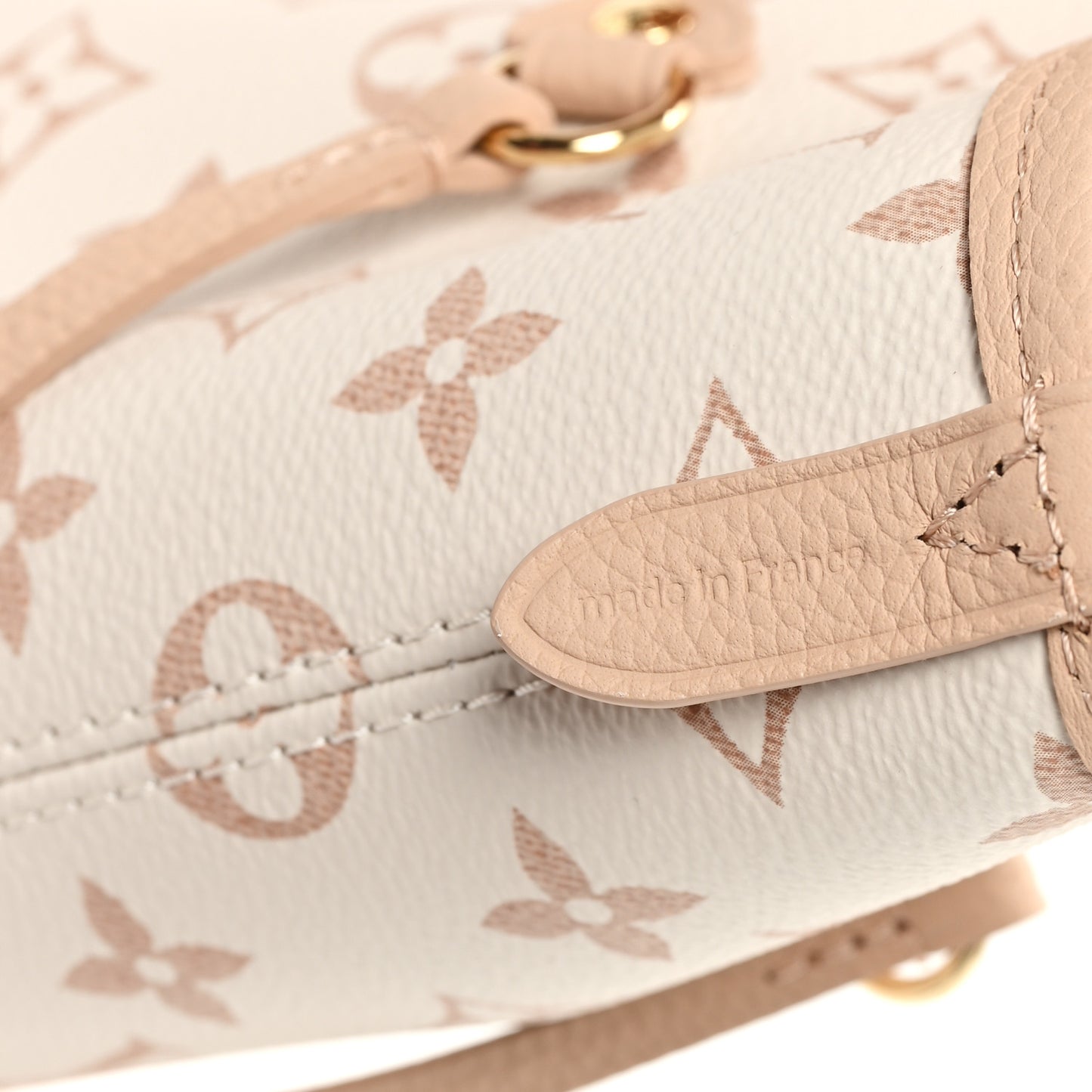 Monogram Inside Out Reversible Neverfull MM Dune Hazelnut