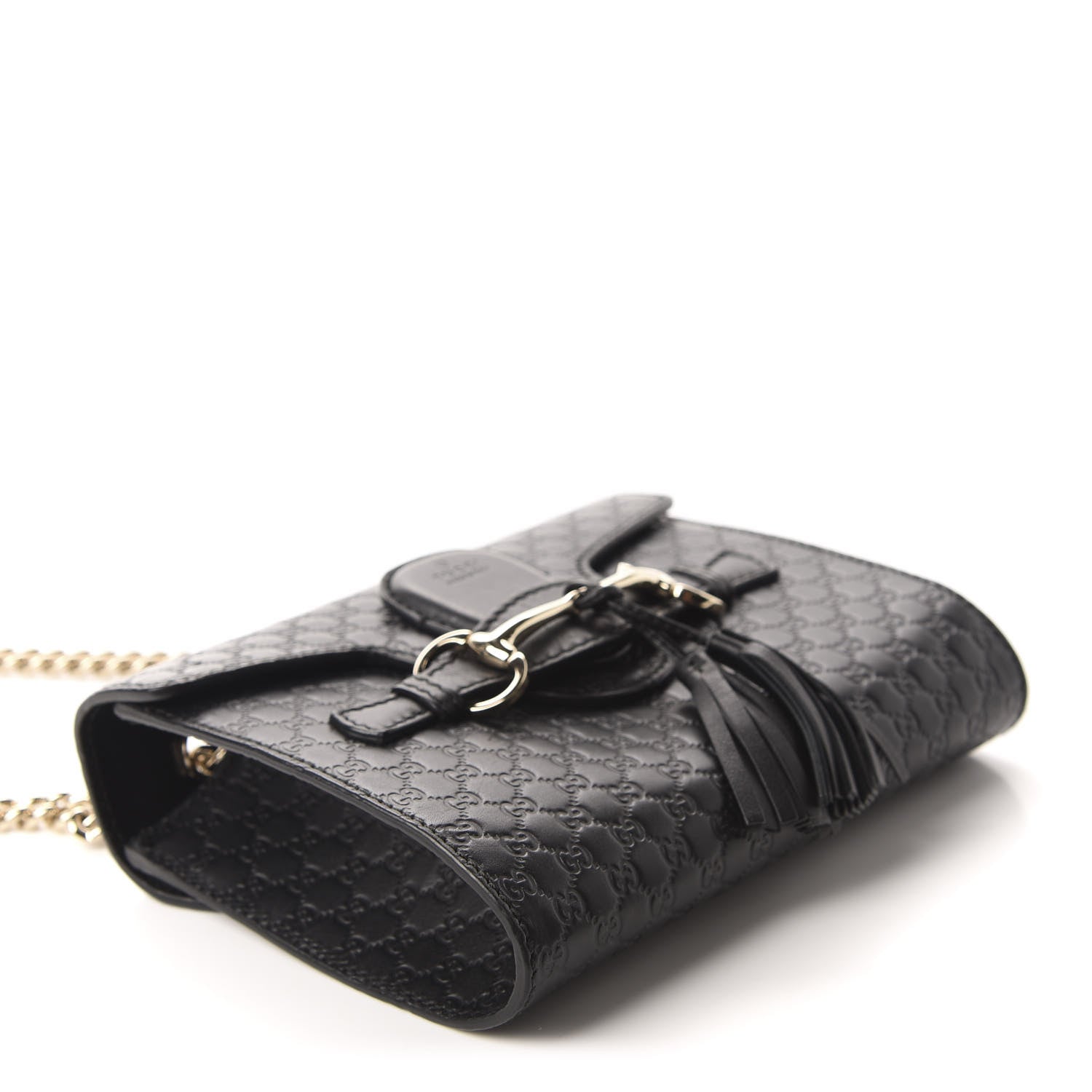 Gucci Microguccissima Mini Emily Shoulder Bag Black 4 of 12