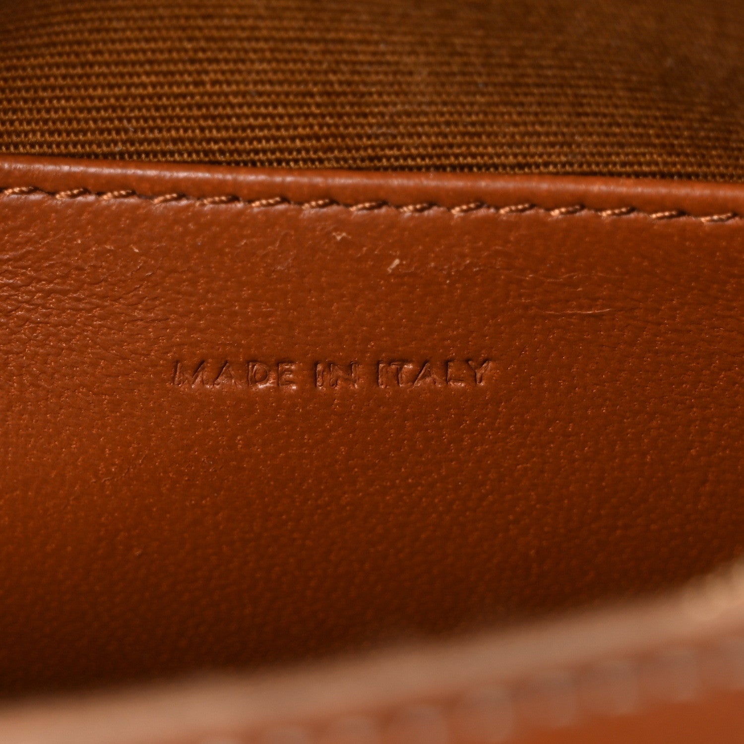 Celine Lambskin Triomphe Canvas Round Purse On Strap Black Tan 7 of 10