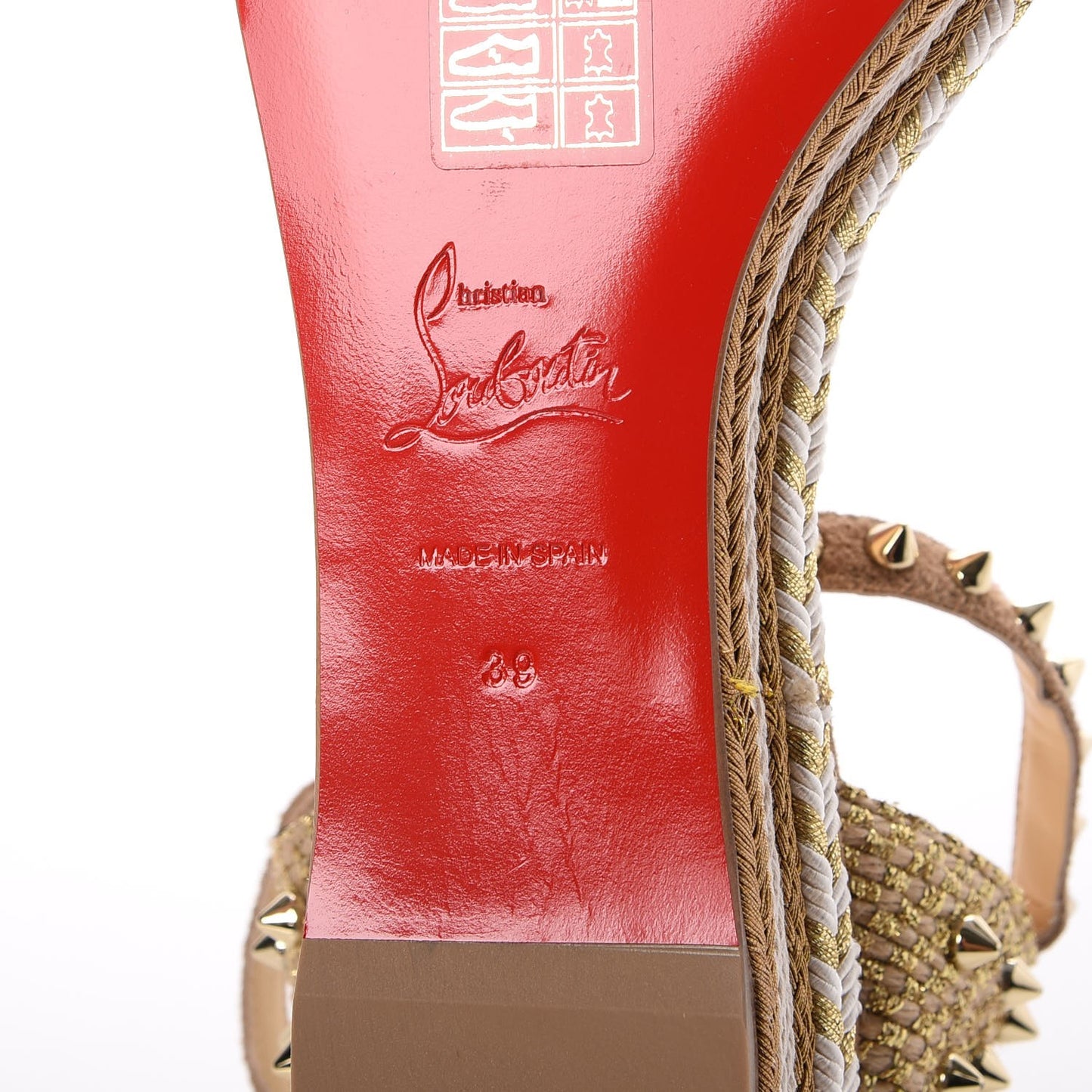 Veau Velours Madmonica 60 Platform Sandals 39 Version Cappuccino