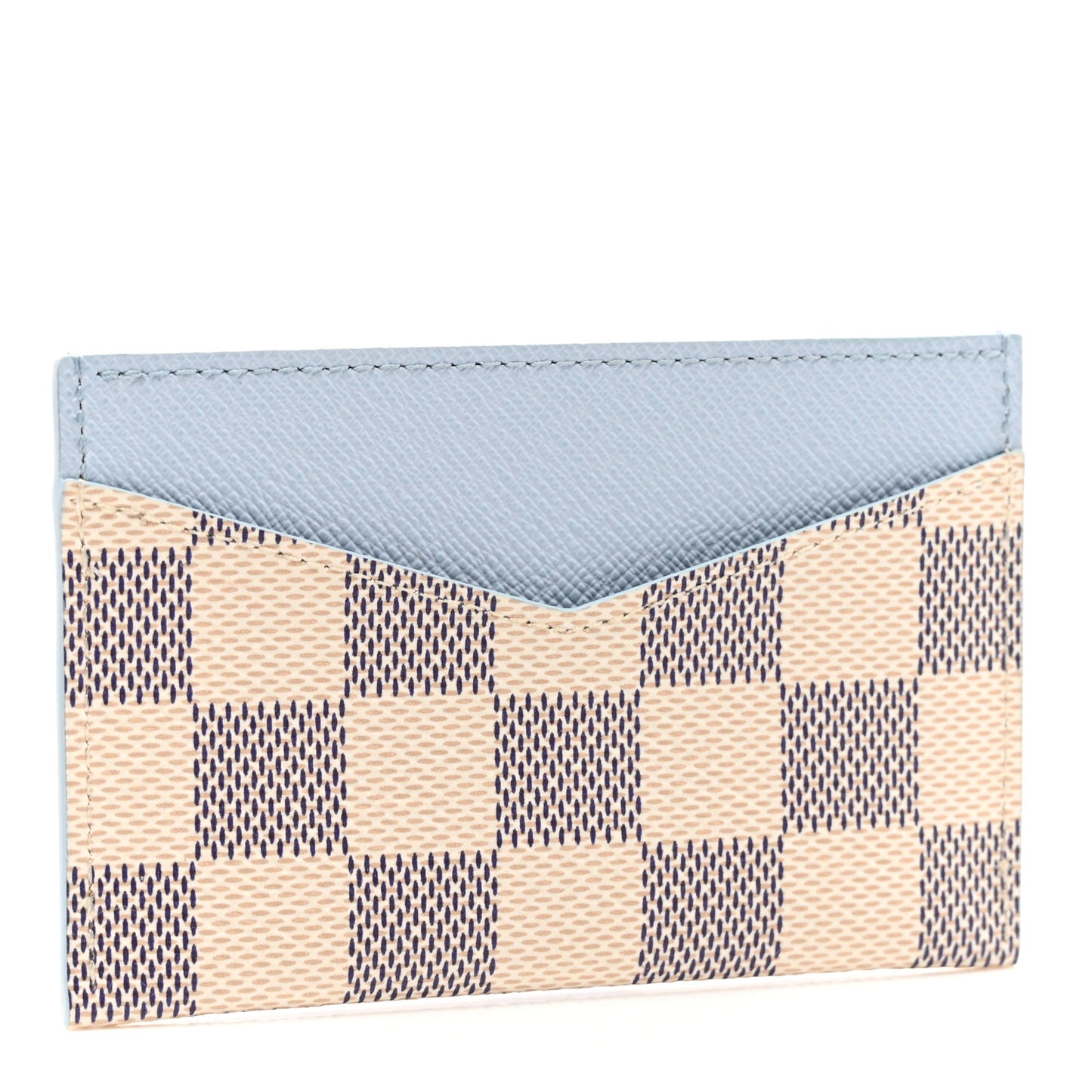 Damier Azur Daily Card Holder Olympe Blue