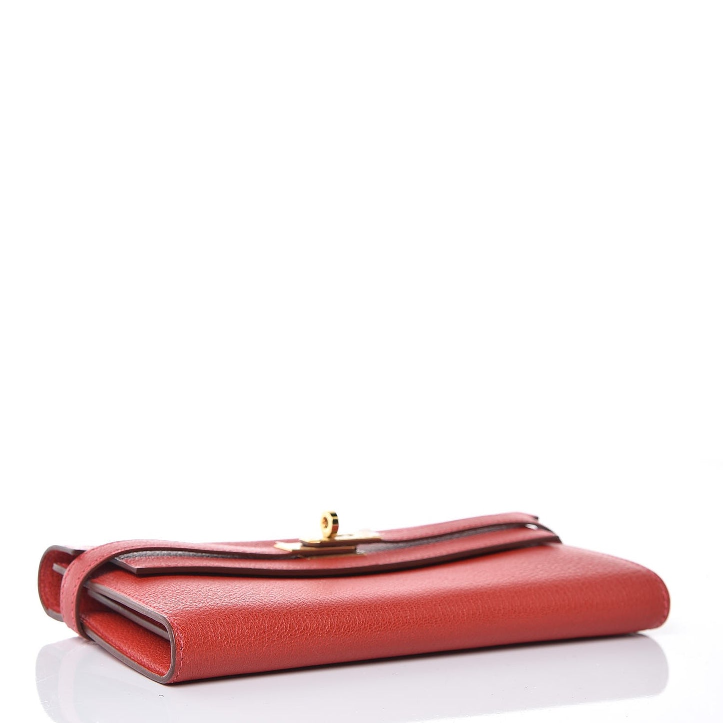 Chevre Mysore Kelly Longue Wallet Rouge Vif