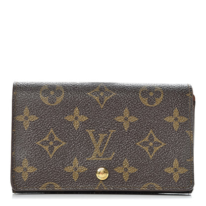 Louis Vuitton Monogram Porte-Monnaie Tresor Wallet 1 of 8