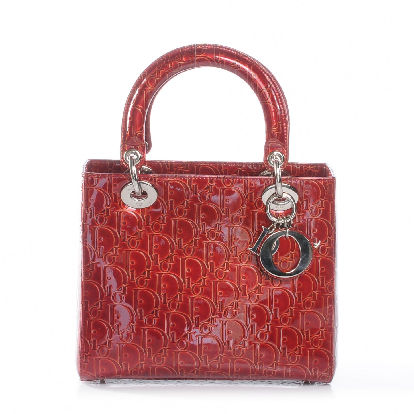 Patent Ultimate Medium Lady Dior Red