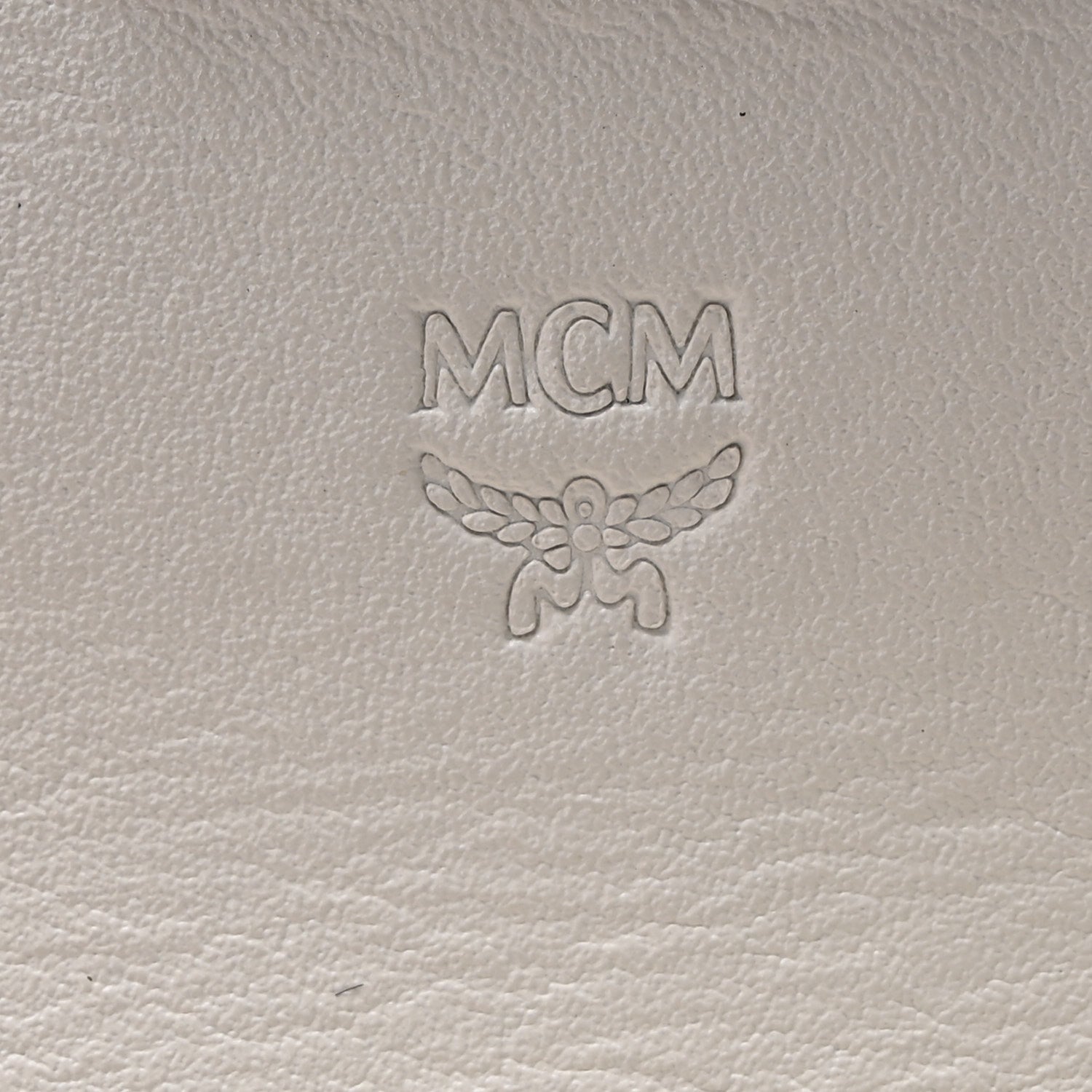 MCM Visetos Mini Accordion Card Wallet White 6 of 10