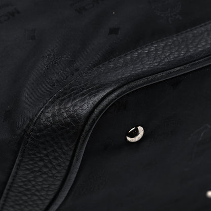 MCM Nylon Monogram Bucket Black 8 of 13