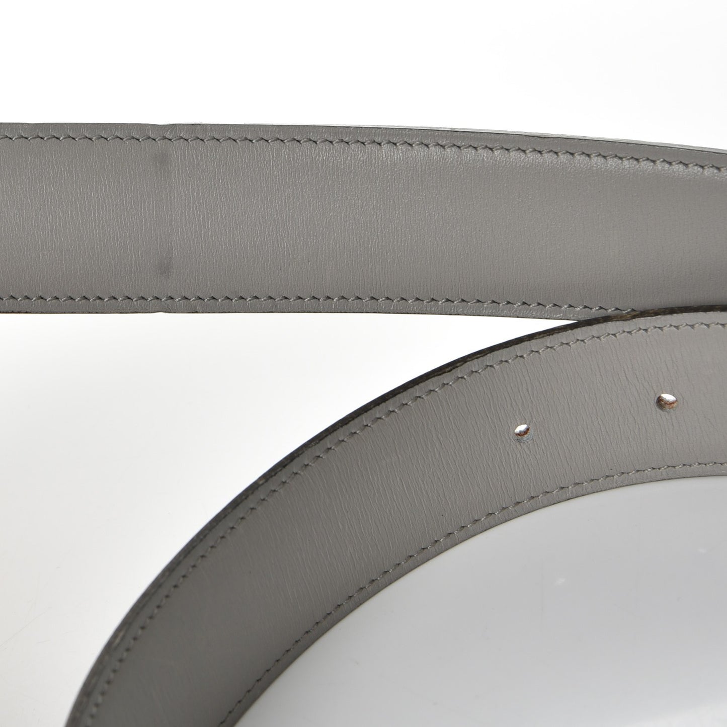 Box Reversible 32mm Belt Strap 70 Graphite Gris Perle