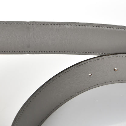 Hermes Box Reversible 32mm Belt Strap 70 Graphite Gris Perle 10 of 10