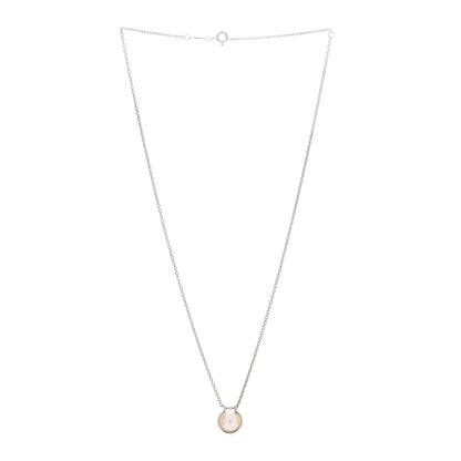 Tiffany Sterling Silver Pearl HardWear Link Pendant Necklace 2 of 5