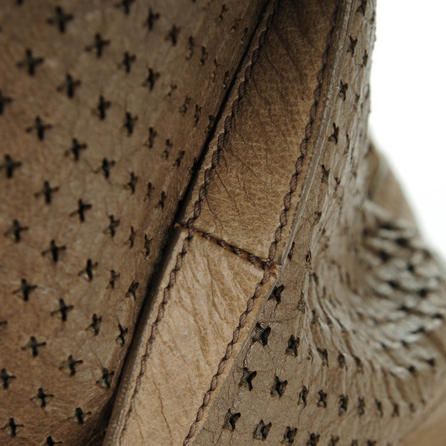 Balenciaga Agneau Arena Laser Cut Cross Classic Gold Hardware Medium Pampille Gris Poivre 9 of 11