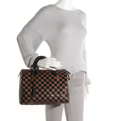 Louis Vuitton Damier Paillettes Speedy 30 Black 2 of 8