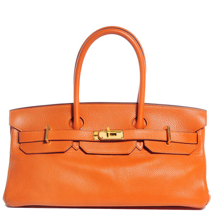 Hermes Taurillon Clemence JPG Birkin 42 Orange 1 of 17