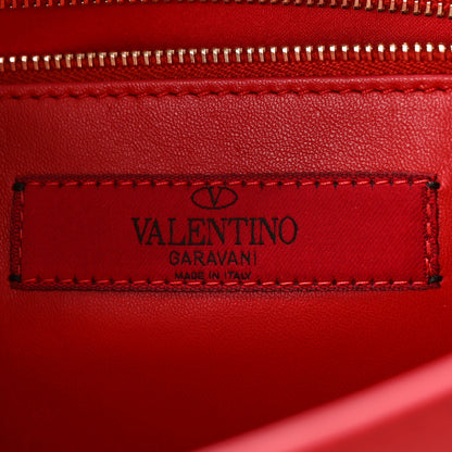 Valentino Garavani Calfskin Rockstud Flap Shoulder Bag Rosso Valentino 6 of 10