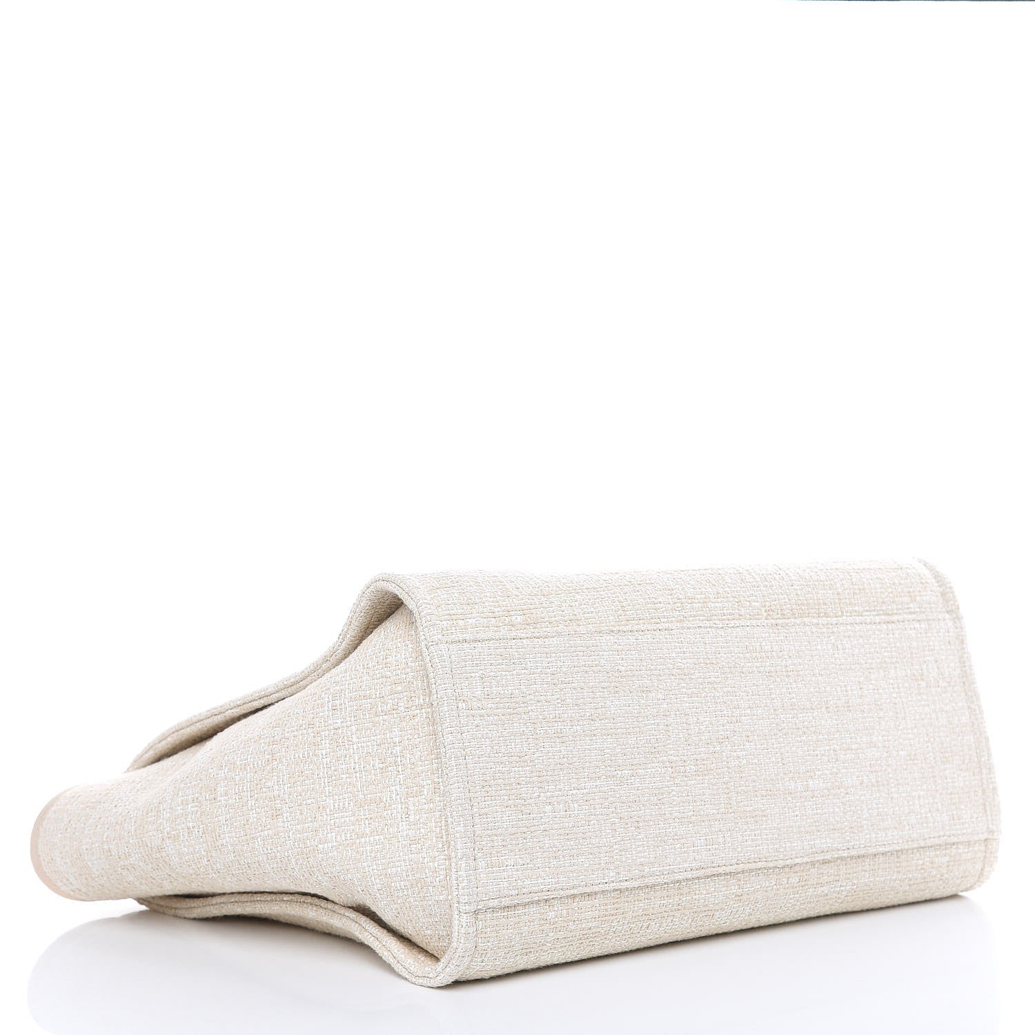 Chanel Canvas Large Deauville Tote Light Beige 5 of 11