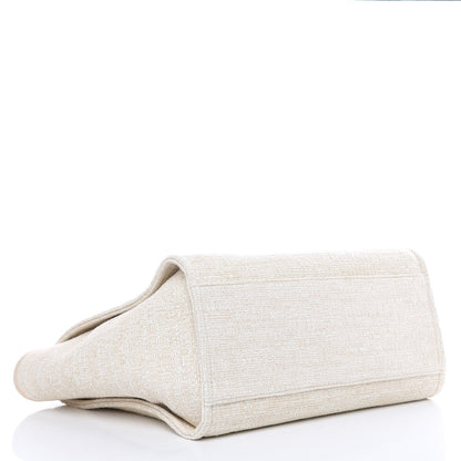 Chanel Canvas Large Deauville Tote Light Beige 5 of 11
