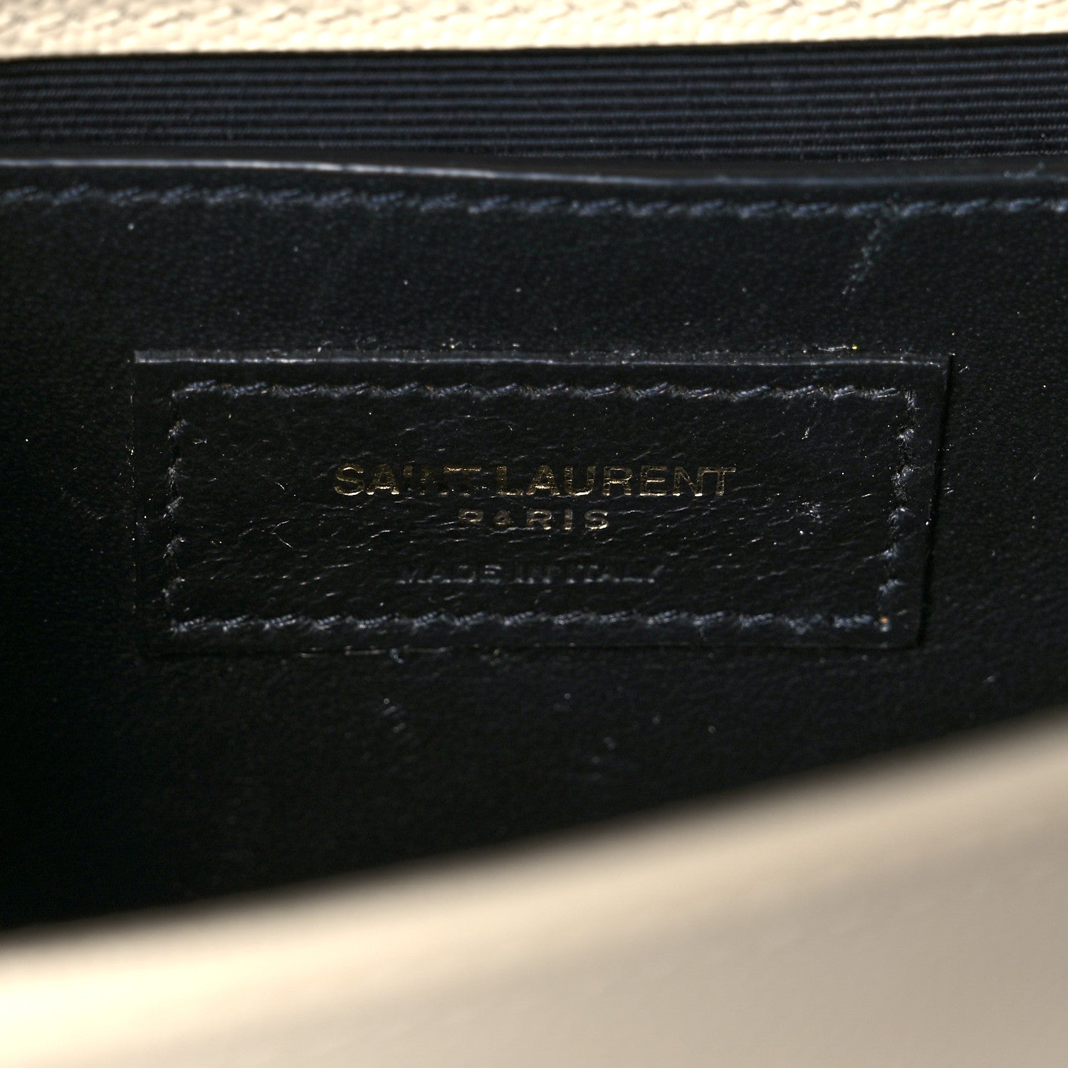 Saint Laurent Grain De Poudre Small Classic Monogram Kate Tassel Satchel Crema Soft 6 of 11