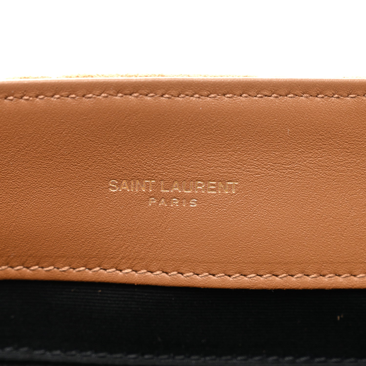 Saint Laurent Suede Shearling Patchwork Monogram Medium Jamie Brown Beige 6 of 11