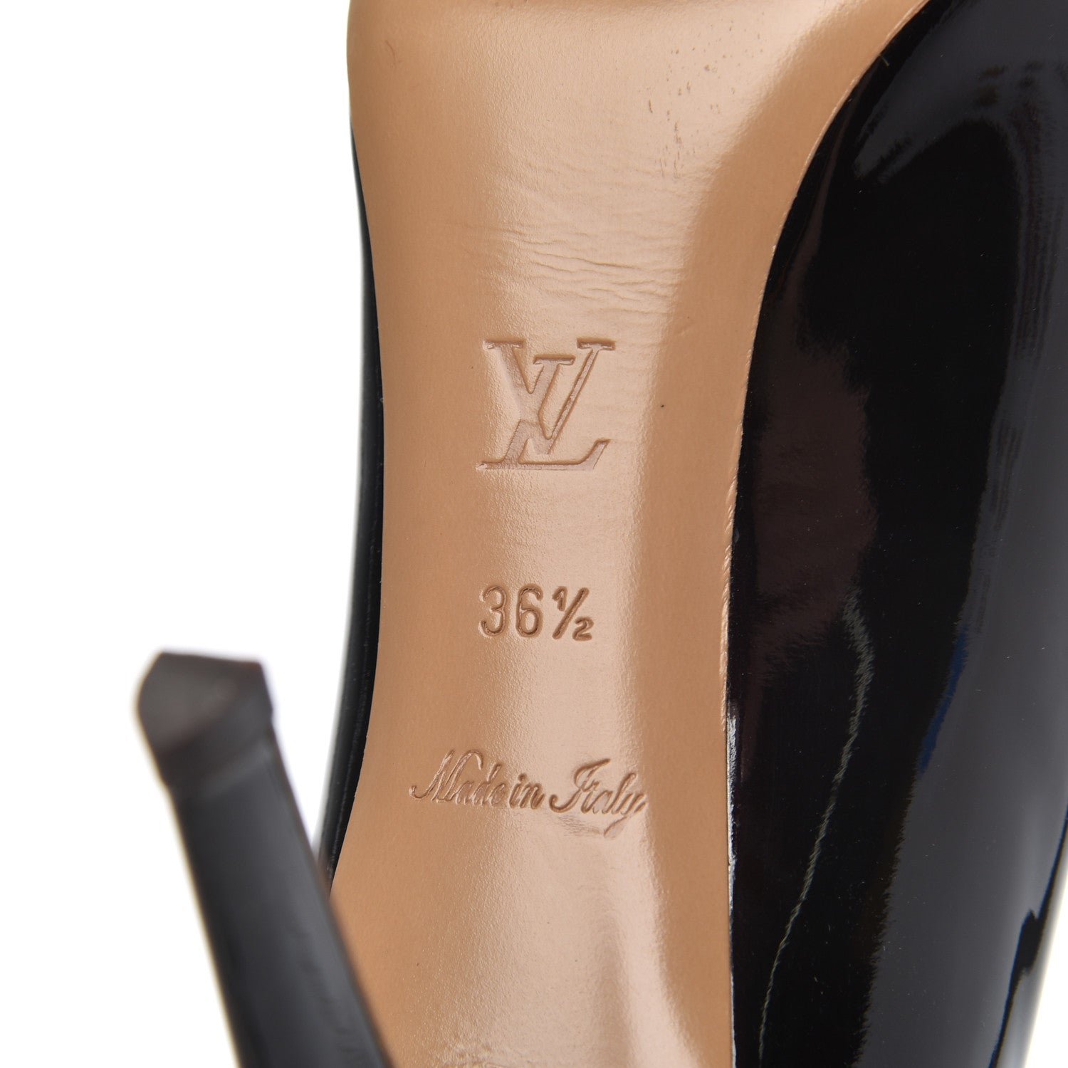 Louis Vuitton Patent Calfskin Oh Really Pumps 36.5 Amarante 7 of 15