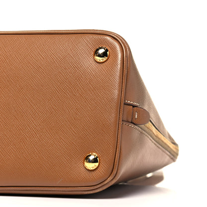 Prada Saffiano Lux Medium Promenade Tote Caramel 6 of 10