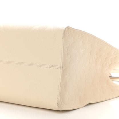 Louis Vuitton Empreinte Monogram Giant Onthego GM Creme 11 of 12