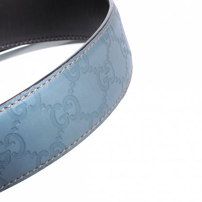 Gucci Guccissima GG Belt Blue 34 6 of 6