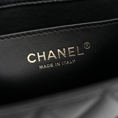 Chanel Lambskin Quilted Fantasy Pearl Flap Black 6 of 12