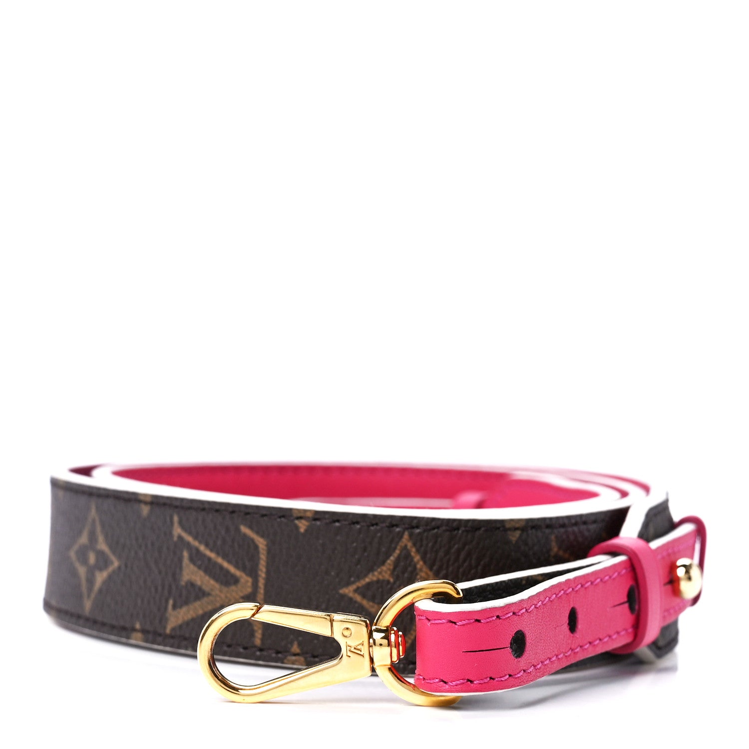 Louis Vuitton Monogram Bandouliere Shoulder Strap XL Hot Pink 1 of 4