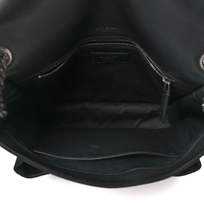 Saint Laurent Suede Monogram Medium Niki Chain Satchel Black 5 of 10