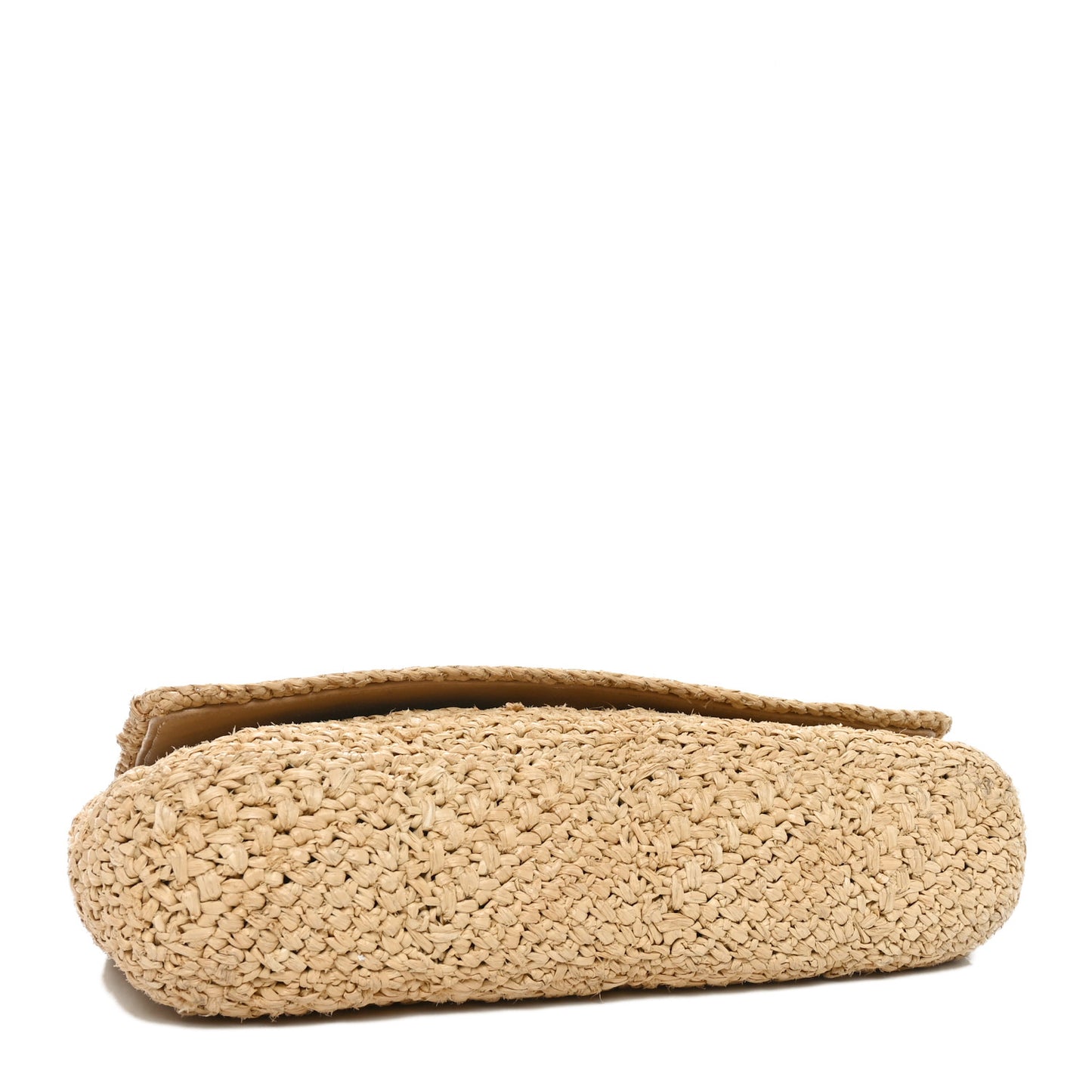 Raffia Monogram Medium Jamie Natural Avorio