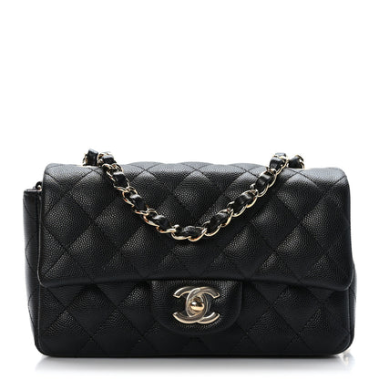 Chanel Caviar Quilted Mini Rectangular Flap Black 1 of 9