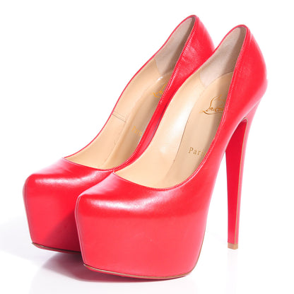 Christian Louboutin Kid Daffodile 160 Pumps 38.5 Red 3 of 6