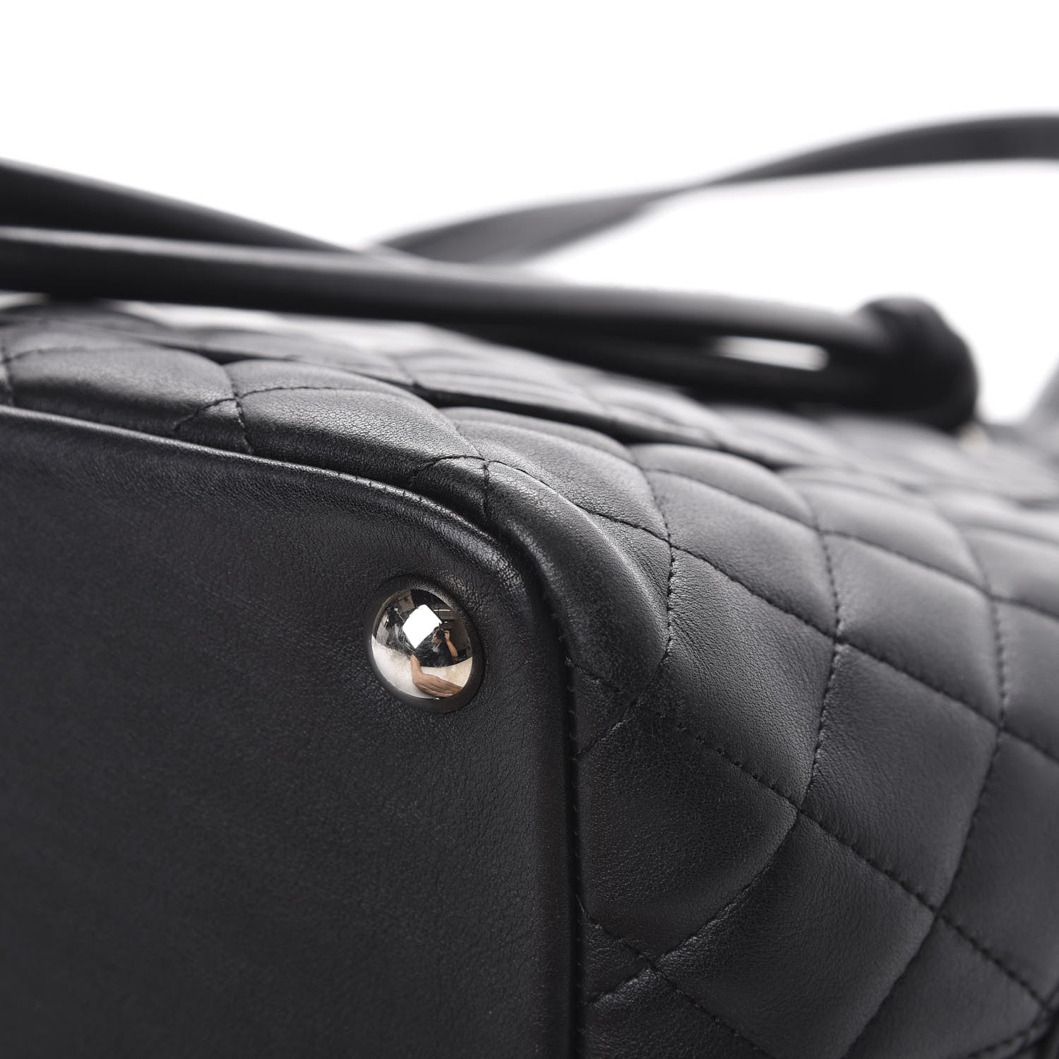 Chanel Calfskin Quilted Large Cambon Tote Black 10 of 16