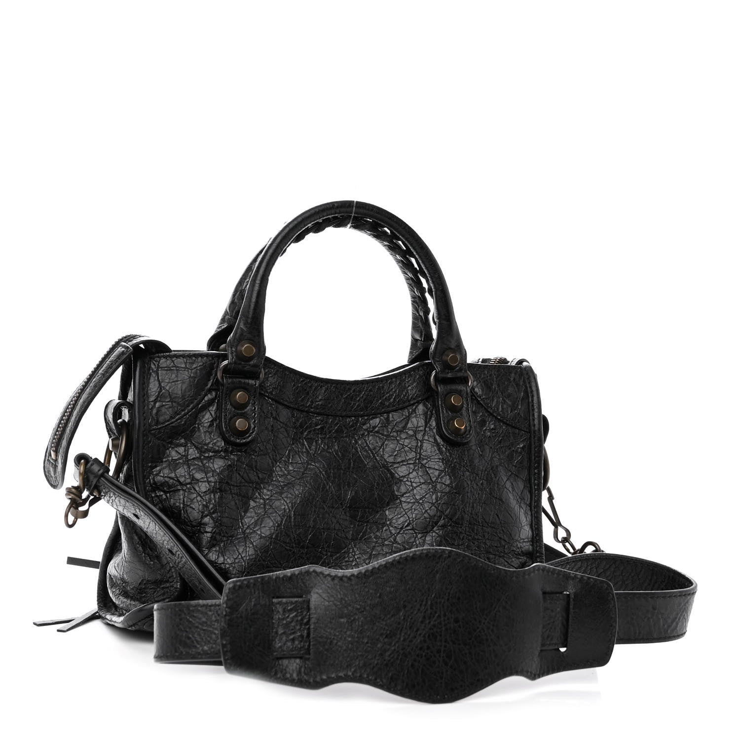 Balenciaga Agneau Classic Hardware Mini City Black 2 of 9