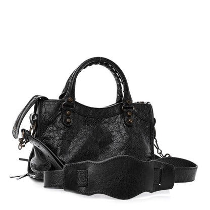 Balenciaga Agneau Classic Hardware Mini City Black 2 of 9