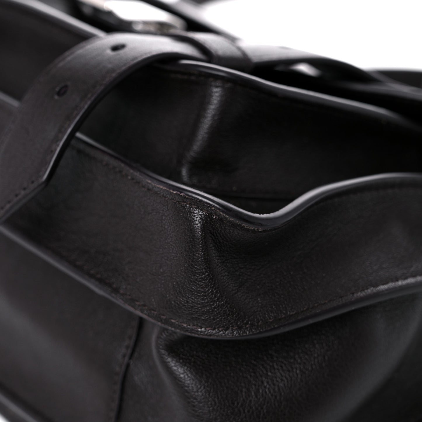 Lambskin Medium PS1 Satchel Black