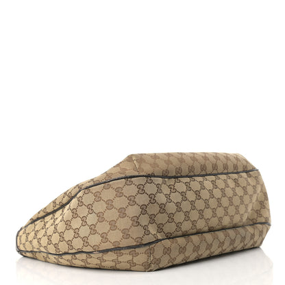 Gucci Monogram Large New Ladies Web Hobo Dark Brown 4 of 21