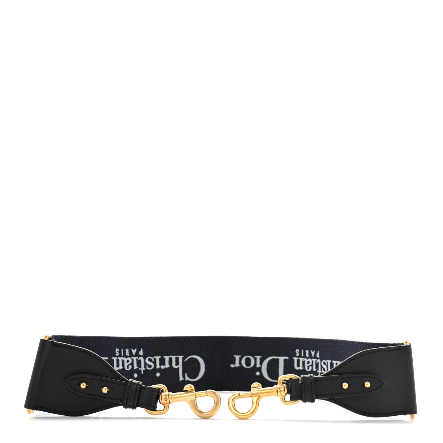 Canvas Embroidered Adjustable Shoulder Strap Blue